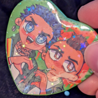 CLEARANCE SLC Punk Heart Pin - Thumbnail 1
