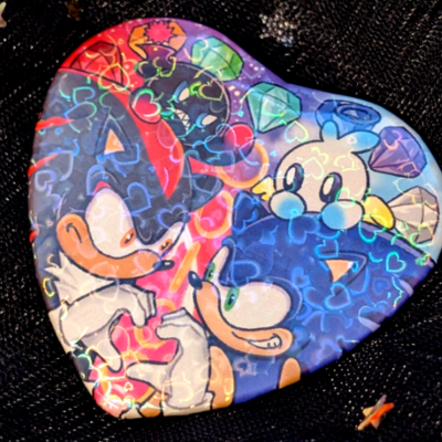 Sonic adventure 2 pin/ sticker