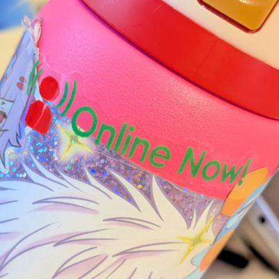 Online now myspace sticker