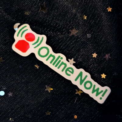 Online now myspace sticker