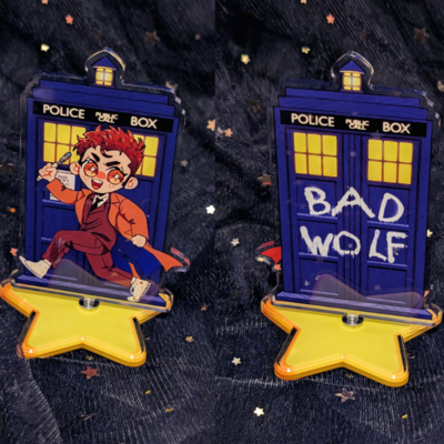 Tenth doctor spinning standee