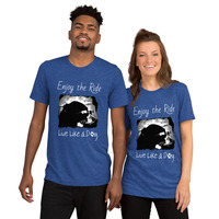 Enjoy the Ride V2 tri-blend Bella 3413 Short sleeve t-shirt - Thumbnail 3