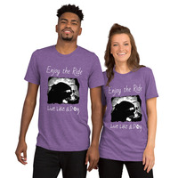 Enjoy the Ride V2 tri-blend Bella 3413 Short sleeve t-shirt - Thumbnail 5