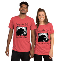 Enjoy the Ride V2 tri-blend Bella 3413 Short sleeve t-shirt - Thumbnail 7