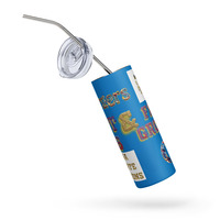 Exit 206 & Fairground BLUE Stainless Steel Tumbler - Thumbnail 4