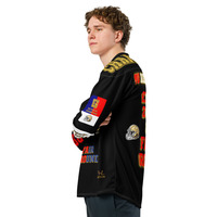 WE ARE CHAMPIONS!! BLACK Recycled Fan Jersey - Thumbnail 4