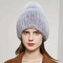 Autumn and Winter Otter Rabbit Fur Warm Ear Protection Fox Fur Rabbit Fur Hat-3