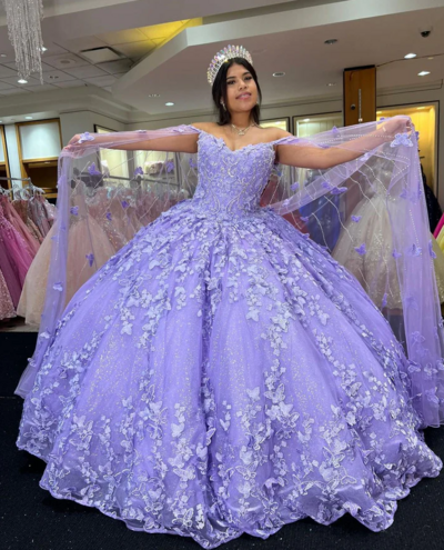 Vintage Ball Gown Lace Evening Dresses For Party