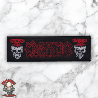 Kreator stripe woven patches