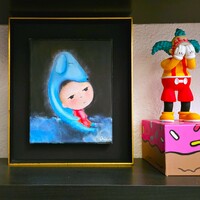 Painting: "Blue cradle"  by CHICCA  - Thumbnail 4