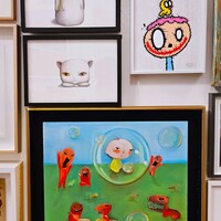 Painting by delChicca "In my bubble" - Thumbnail 2