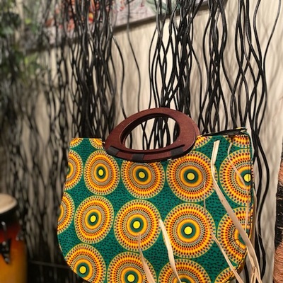 Ghanian african fabric handbag