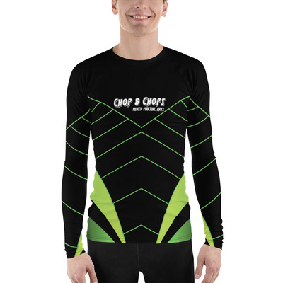 Neon web men's rash guard