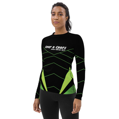 Neon Web Women's Rash Guard