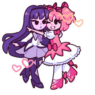 ♡‧₊˚madoka x homura♡‧₊˚