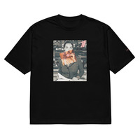 On TV Oversized heavyweight t-shirt - Thumbnail 1