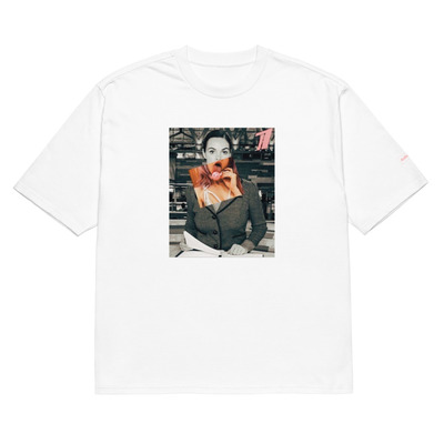 On tv oversized heavyweight t-shirt