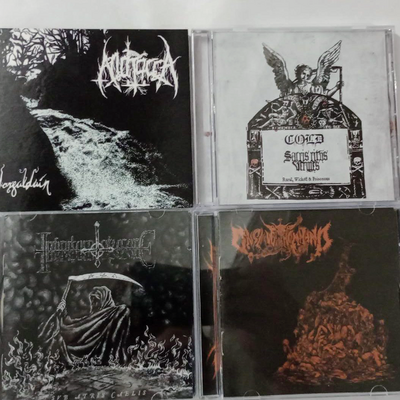 Andracca, cold/sacris ritus vermes, infinitum obscure, onslaught  kommand cds - Thumbnail 1