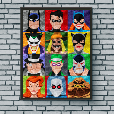 Collage art print - tas