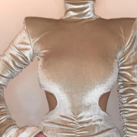 Temperament Fashion Sexy Long sleeved Dress - Thumbnail 1