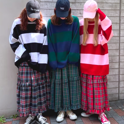 *free shipping*harajuku stripe knitted sweater