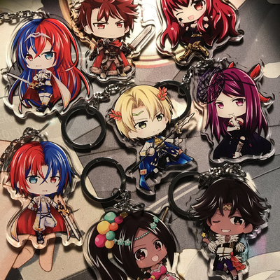 Wuwa/zzz/fe/lbc/tof 2.5" acrylic charms