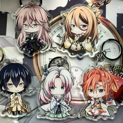 Wuwa/zzz/fe/lbc/tof 2.5" acrylic charms
