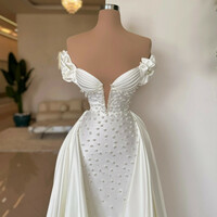 Wedding dress,wedding dress, cheap wedding dress, cheap wedding gown, bridal wedding dress,W50 - Thumbnail 1