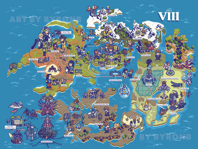 FF8 world map