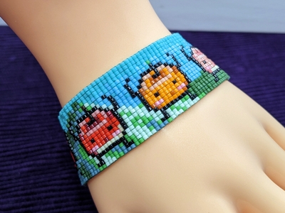 Pixel Bracelet - Fruit Themed Little Friends