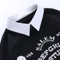 OUIJA BOARD SWEATSHIRT with removable collar - Thumbnail 3