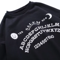 OUIJA BOARD SWEATSHIRT with removable collar - Thumbnail 4