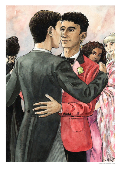 Dead Boy Detectives A4 Artprint: "Wedding dance"