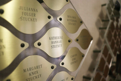 Childrens Donor Tree Grove of Gratitude - Captain Kimberly Hampton Memorial Library personalized leaf 