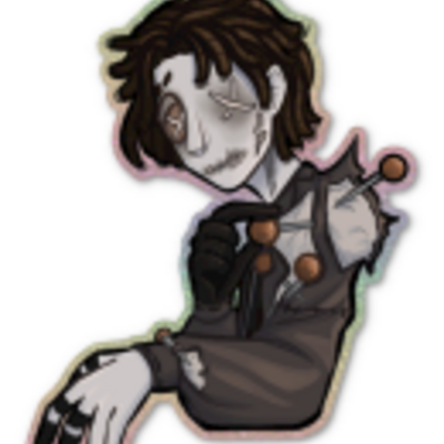 Matthias large die cut sticker 4 holo