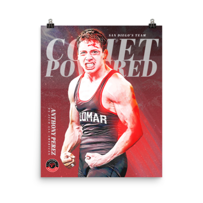 Comet powered goat poster