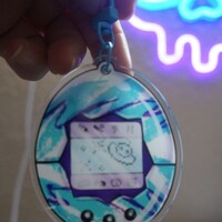 Retro design Tamagochi keychain - Thumbnail 1