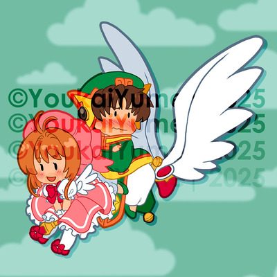 Magical girl keychain