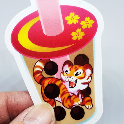 Tiger boba sticker
