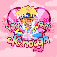 Ken-ough Glitter Sticker - Thumbnail 1