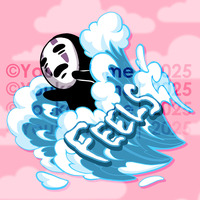 No Face FEELS Sticker - Thumbnail 2