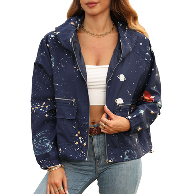 Cosmic planet windbreaker jacket