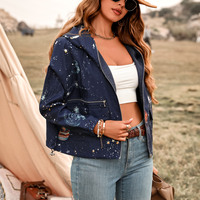 Cosmic Planet Windbreaker Jacket - Thumbnail 3