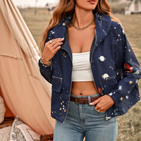 Cosmic Planet Windbreaker Jacket - Thumbnail 4