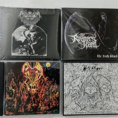 Suffering hour, the reapers hand, blasphemaniac, witchtiger cds - Thumbnail 2
