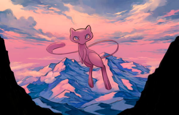 Medium art print - Mew