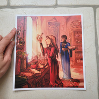 Medium art print - Alchemy laboratory - Thumbnail 1