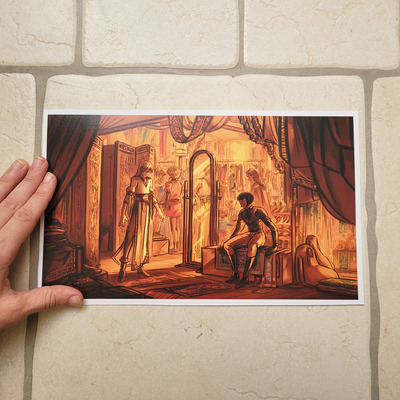 Medium art print - clothing booth