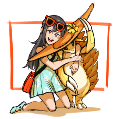 Small art print - naomi & sandslash