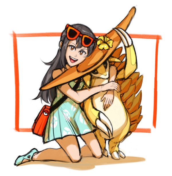 Small art print - Naomi & Sandslash